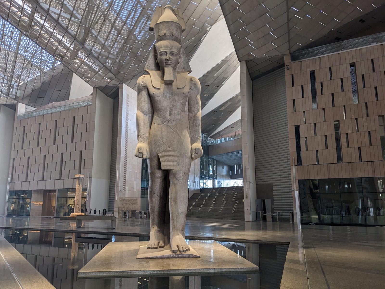 Grand Egyptian Museum near pyramids in Cairo