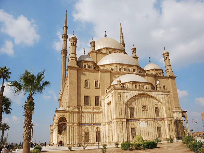 The Cairo Citadel and the Sultan Hassan and Al-Refai Mosques represent the finest examples of Islamic architecture in Egypt.