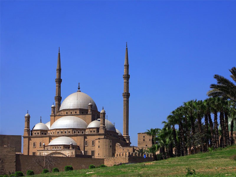 Cairo Citadel and Sultan Hassan Mosque with panoramic views of historic Cairo
