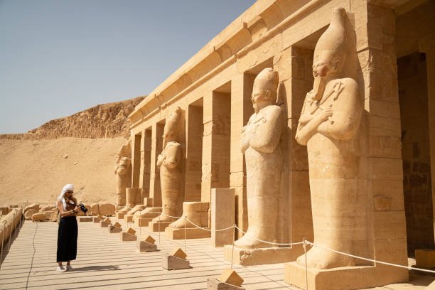 Temple of Queen Hatshepsut in Luxor during an Egypt budget tour
