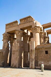 Kom Ombo Temple in Aswan, Egypt, the famous double temple dedicated to Sobek and Horus