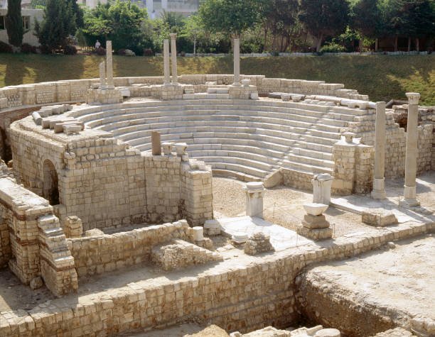 Roman Amphitheater Alexandria ancient ruins
