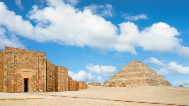 The Step Pyramid of Djoser at Saqqara Necropolis near Cairo, Egypt